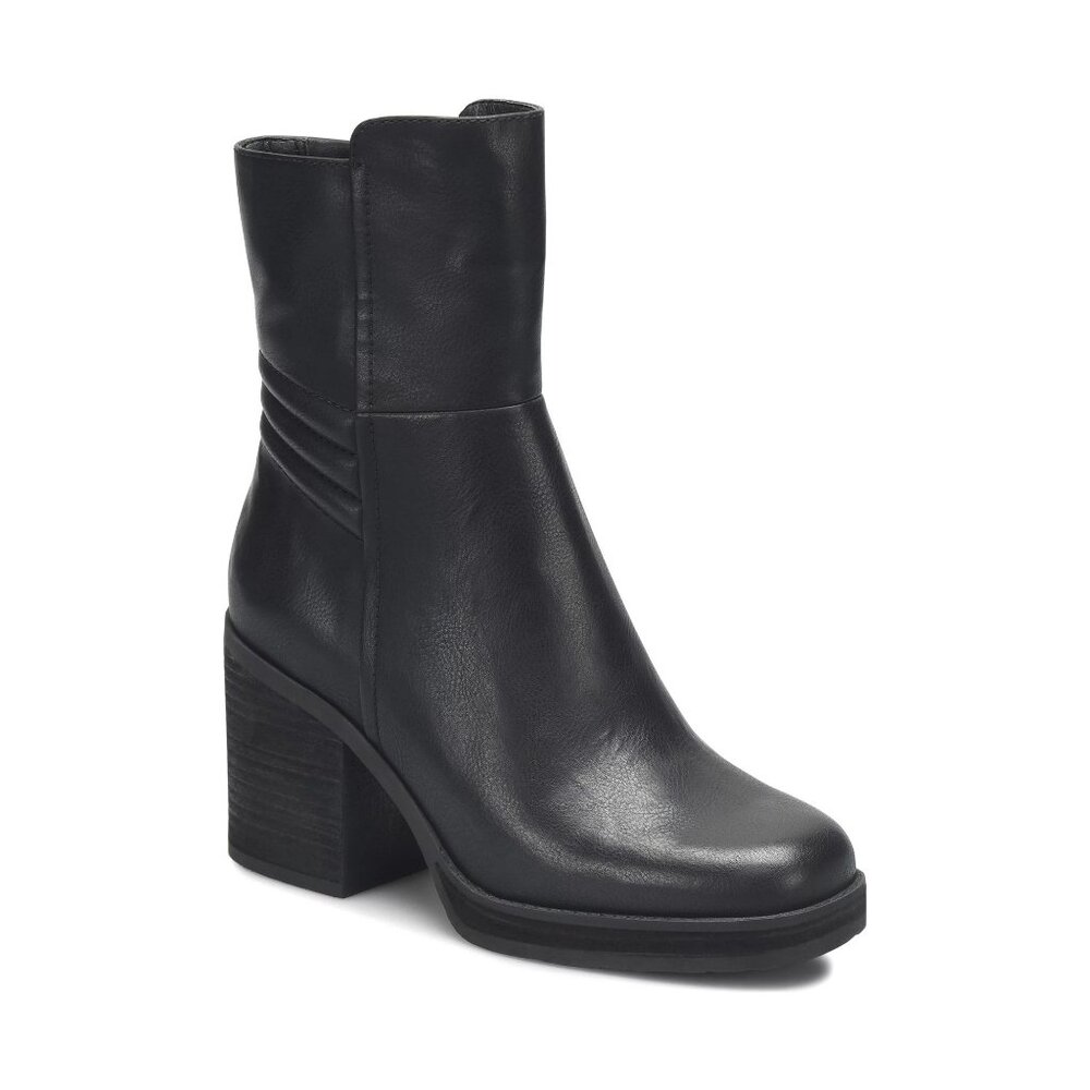 Korks Moergan Block Heel Side Zip Boot 9 Black - image 1